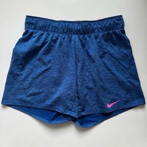 Nike Women's Nike Attack Dri-FIT Shorts in Royal blue & pink. Size: XSmall